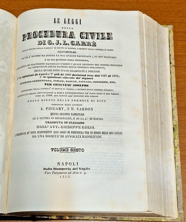 LE LEGGI DELLA PROCEDURA CIVILE volume 5 e 6 di … | Immagine Gallery 2
