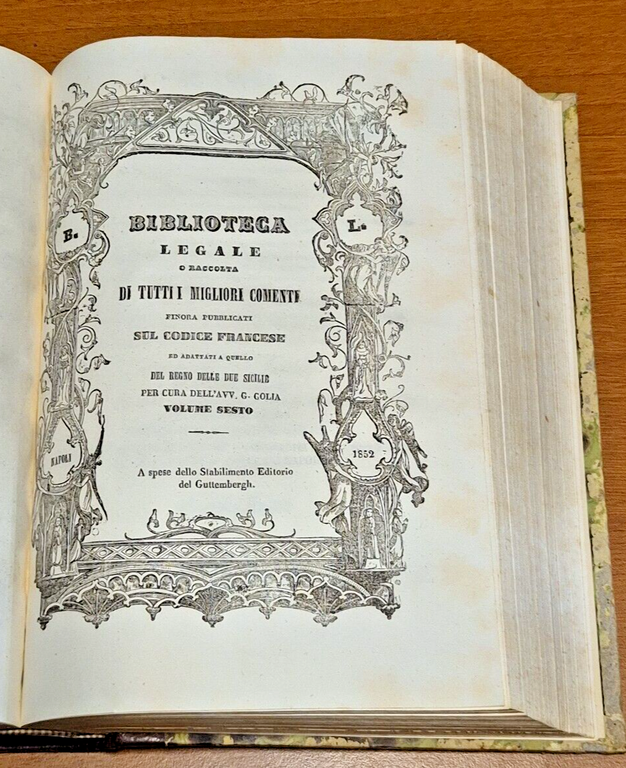 LE LEGGI DELLA PROCEDURA CIVILE volume 5 e 6 di …