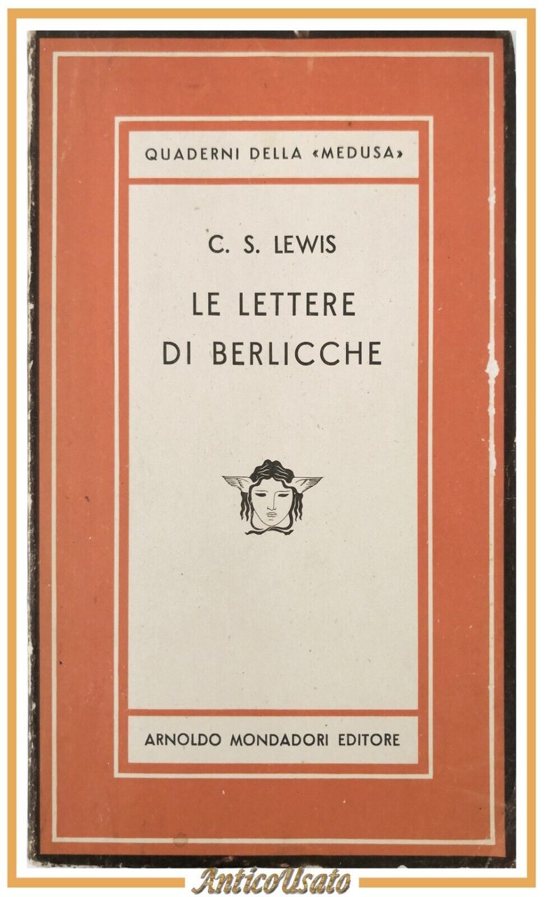 LE LETTERE DI BERLICCHE C S Lewis 1947 Mondadori quaderni …
