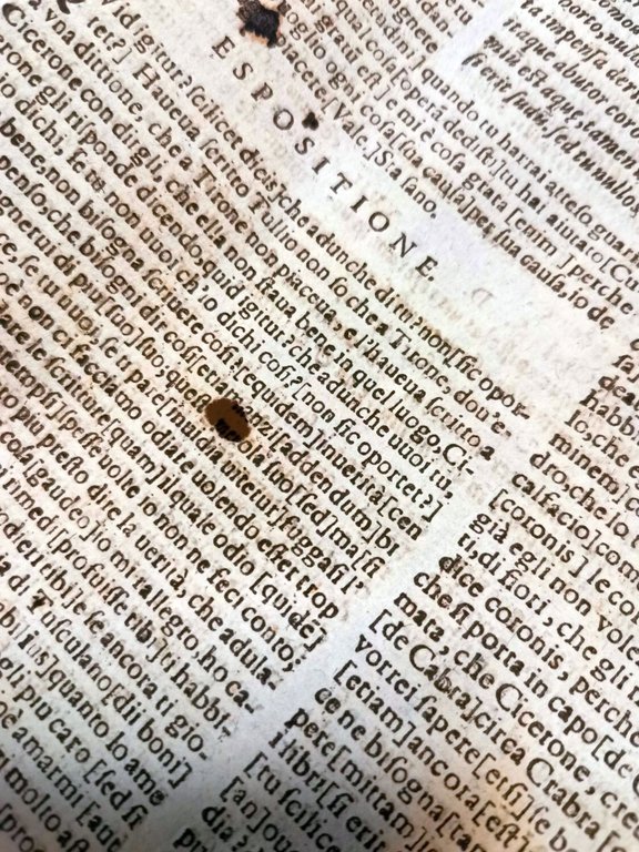 LE LETTERE FAMILIARI LATINE di Cicerone 1629 Sessa Libro Antico …