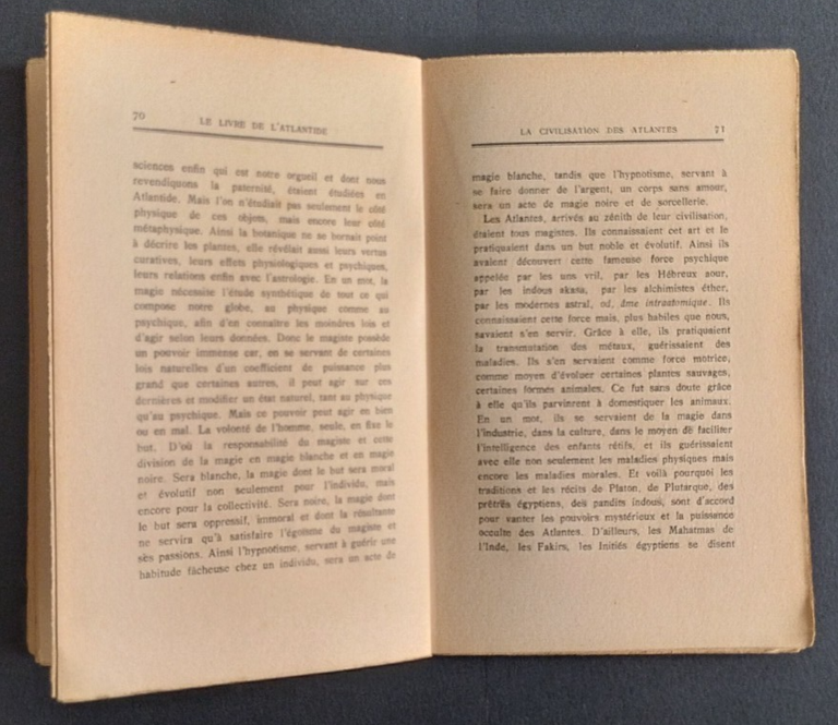 LE LIVRE DE L'ATLANTIDE di Michel Manzi 1922 Glomeau Libro …