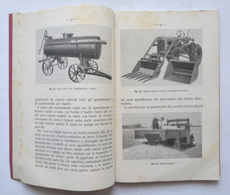 LE MACCHINE AGRICOLE di Egidio Pozzi 1952 Vallardi Libro trattore …