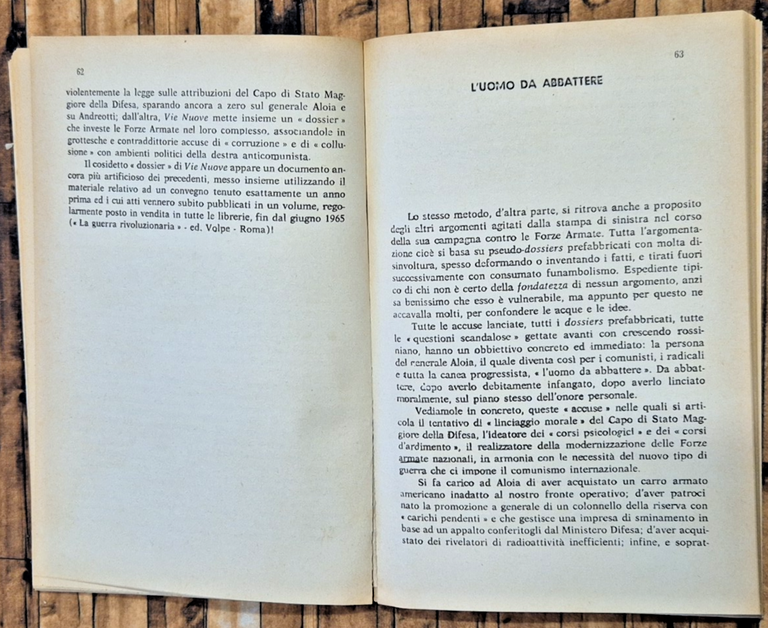 LE MANI ROSSE SULLE FORZE ARMATE Di Giannettini e Rauti …