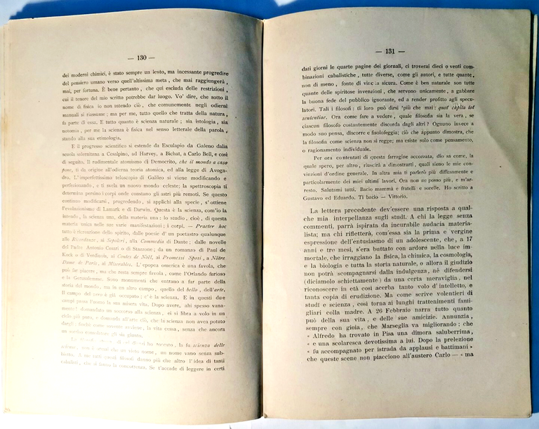 LE MEMORIE DI VITTORIO TANZARELLA di Gaetano Tanzarella 1895 Ostuni …