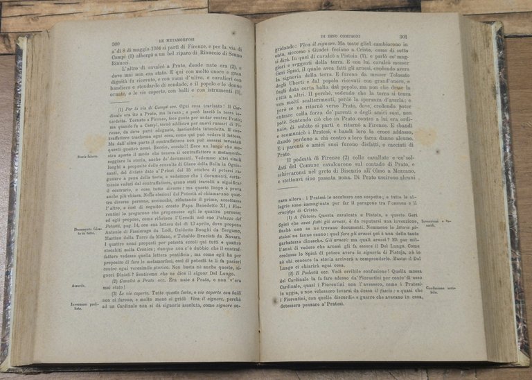 LE METAMORFOSI DI DINO COMPAGNI SBUGIARDATE da Pietro Fanfani 1878 … | Immagine Gallery 3