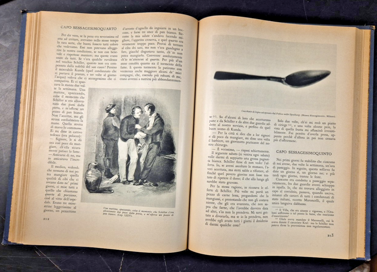 LE MIE PRIGIONI di Silvio Pellico 1933 Rizzoli Libro illustrato