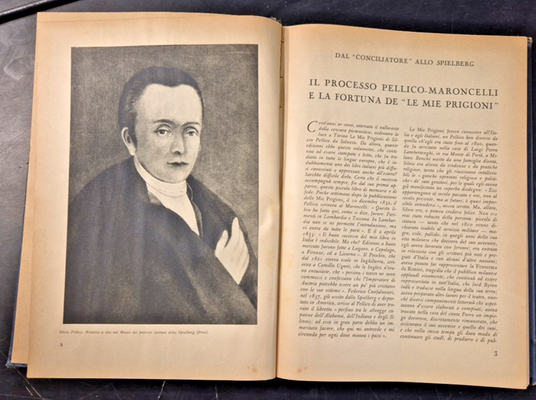 LE MIE PRIGIONI di Silvio Pellico 1933 Rizzoli Libro illustrato
