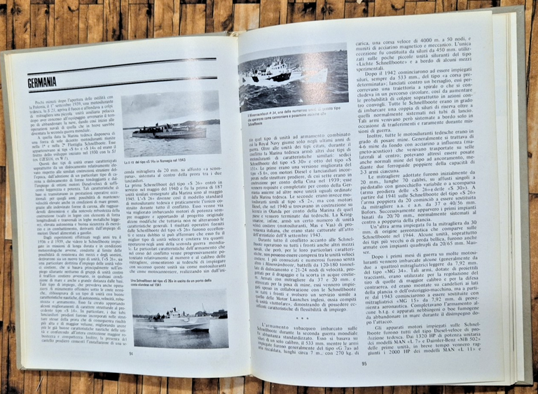 LE MOTOSILURANTI DELLA SECONDA GUERRA MONDIALE di Erminio Bagnasco 1977 …