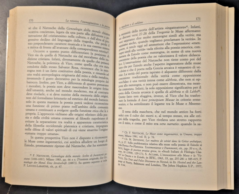 LE MUSE LE MASCHERE E IL SUBLIME Vico e la …