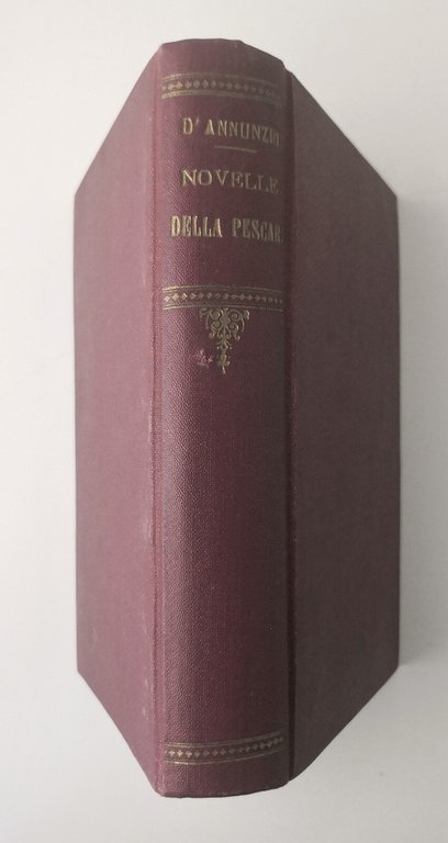 LE NOVELLE DELLA PESCARA di Gabriele d'Annunzio 1907 Treves Libro …