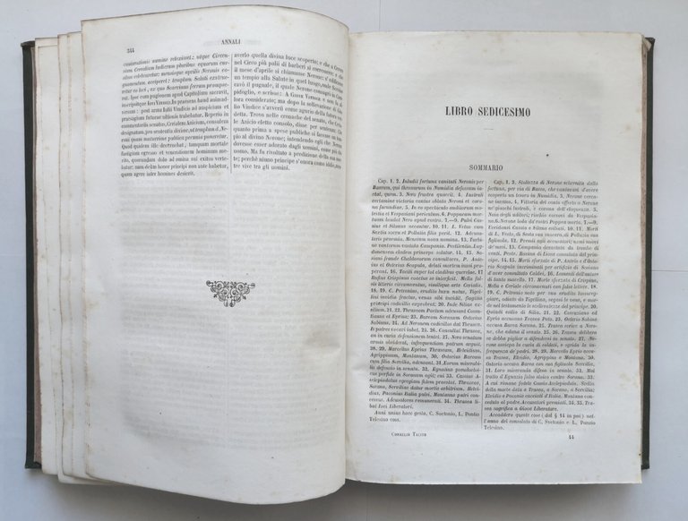 LE OPERE DI CORNELIO TACITO Davanzati 1860 Biblioteca Latina Italiana …