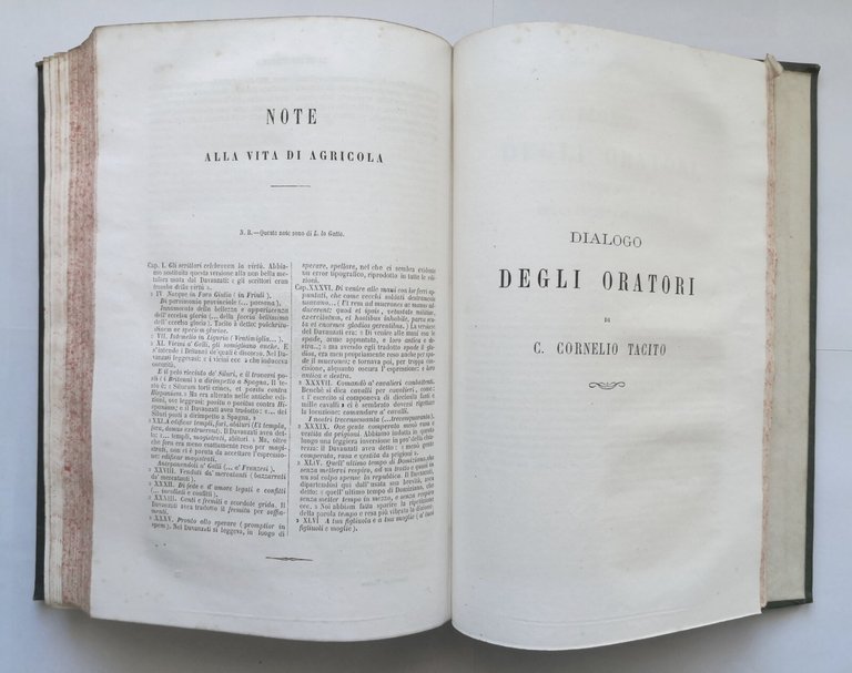 LE OPERE DI CORNELIO TACITO Davanzati 1860 Biblioteca Latina Italiana …