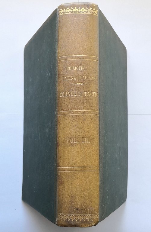 LE OPERE DI CORNELIO TACITO Davanzati 1860 Biblioteca Latina Italiana …