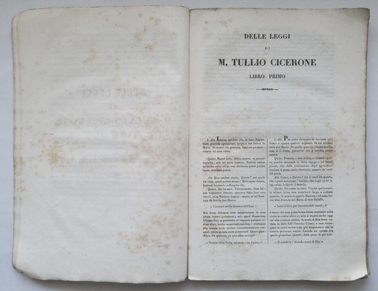 LE OPERE di Marco Tullio Cicerone con traduzione note 1857 …