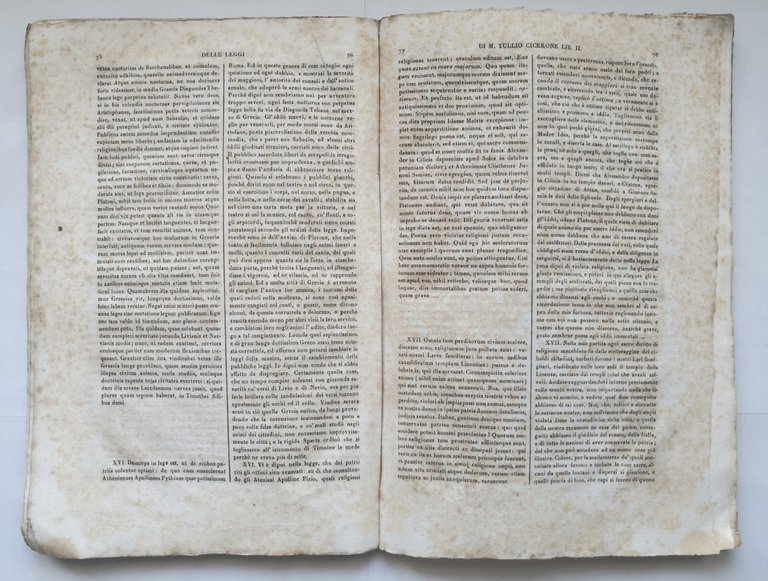 LE OPERE di Marco Tullio Cicerone con traduzione note 1857 …