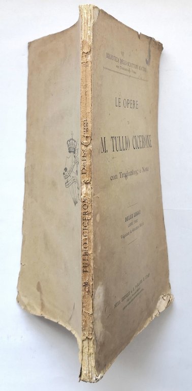 LE OPERE di Marco Tullio Cicerone con traduzione note 1857 …