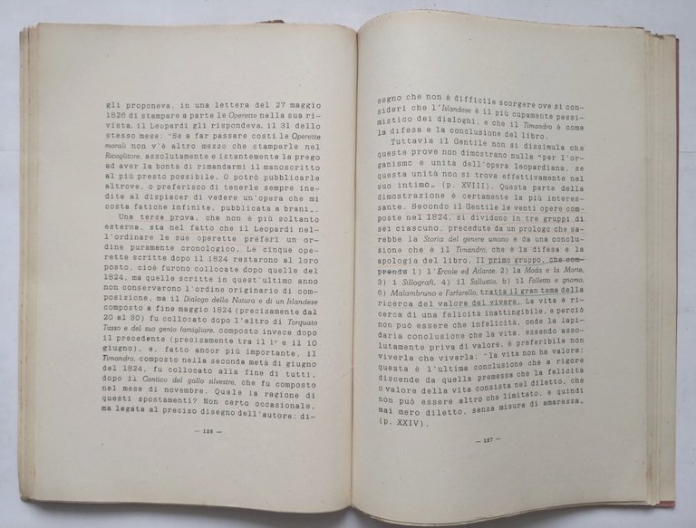LE OPERETTE MORALI DI GIACOMO LEOPARDI Mario Sansone Editrice Adriatica …