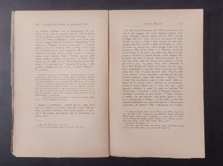 LE ORIGINI DELLA FILOSOFIA CONTEMPORANEA IN ITALIA di Giovann Gentile …