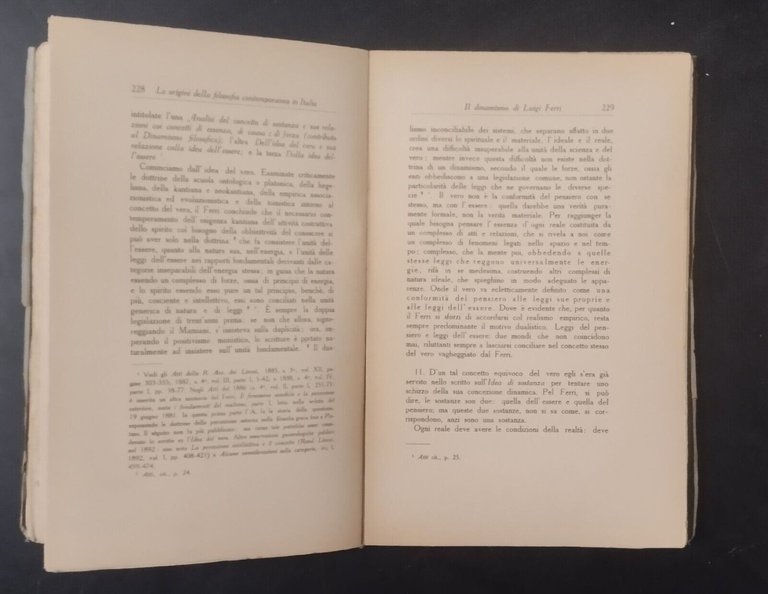 LE ORIGINI DELLA FILOSOFIA CONTEMPORANEA IN ITALIA di Giovann Gentile …