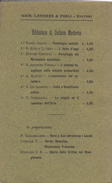LE ORIGINI E IL CAMMINO DELL'ARTE di Vittorio Spinazzola 1904 …