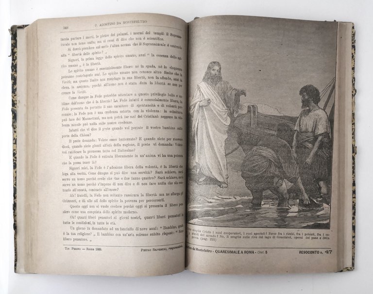 LE PREDICHE di Padre Agostino da Montefeltro 1890 Vallardi e …
