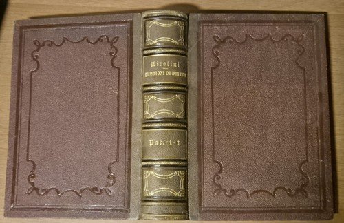 LE QUISTIONI DI DIRITTO Nicola Nicolini 2 volumi in 1 …