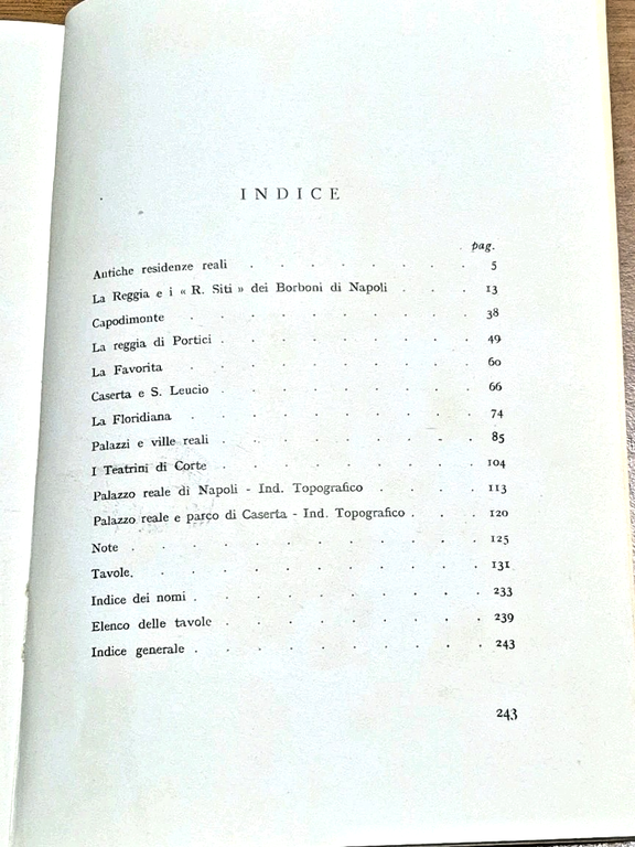 LE REALI DELIZIE DI UNA CAPITALE di Felice De Filippis …