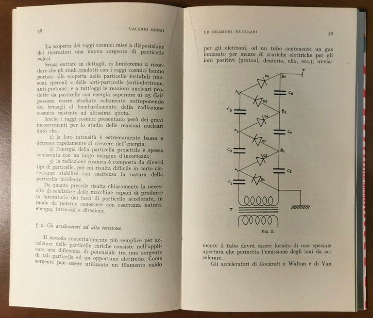 LE REAZIONI NUCLEARI di Valerio Benzì 1961 Universale Cappelli Libro …