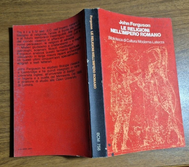 LE RELIGIONI NELL'IMPERO ROMANO di John Ferguson 1970 Laterza Libro