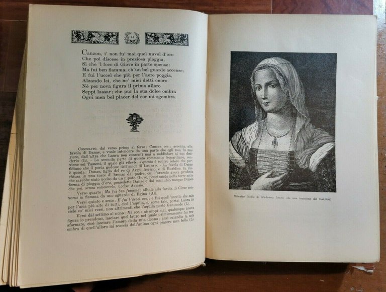 LE RIME di Francesco Petrarca 1943 Anonima edizioni Viola libro …