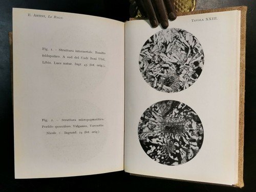 LE ROCCE concetti e nozioni di petrografia Artini 1945 Hoepli …