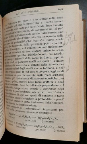 LE ROCCE concetti e nozioni di petrografia Artini 1945 Hoepli …