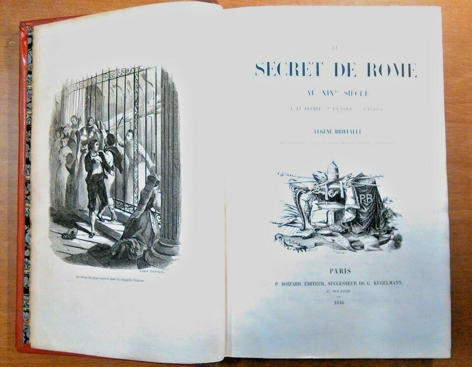 LE SECRET DE ROME AU XIX SIECLE di Eugene Briffault …