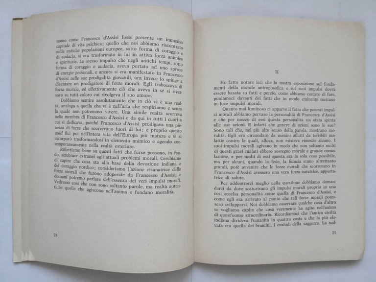 LE SORGENTI DELLA MORALITÀ di Rudolf Steiner 1960 Editrice Antroposofica …