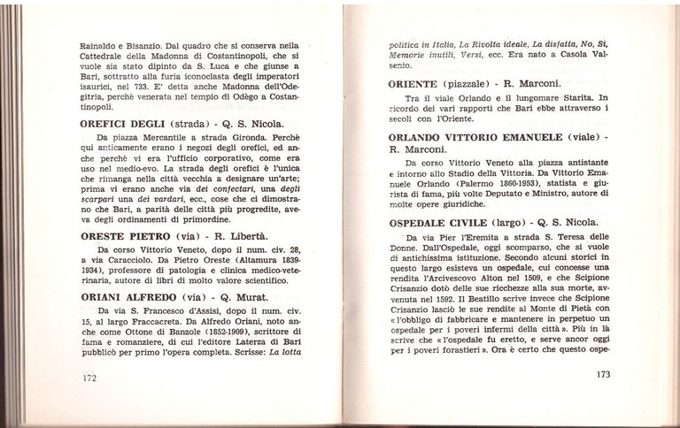 LE STRADE DI BARI di Pasquale Sorrenti 1970 Laterza litostampa …