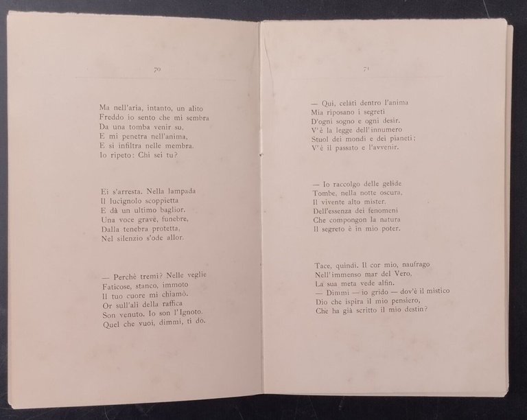 LE SUPERSTITI LIRICHE di Galenzio 1906 Trani Valdemaro Vecchi Libro …