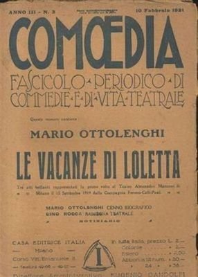 LE VACANZE DI LOLETTA commedia di Mario Ottolenghi 10 02 …