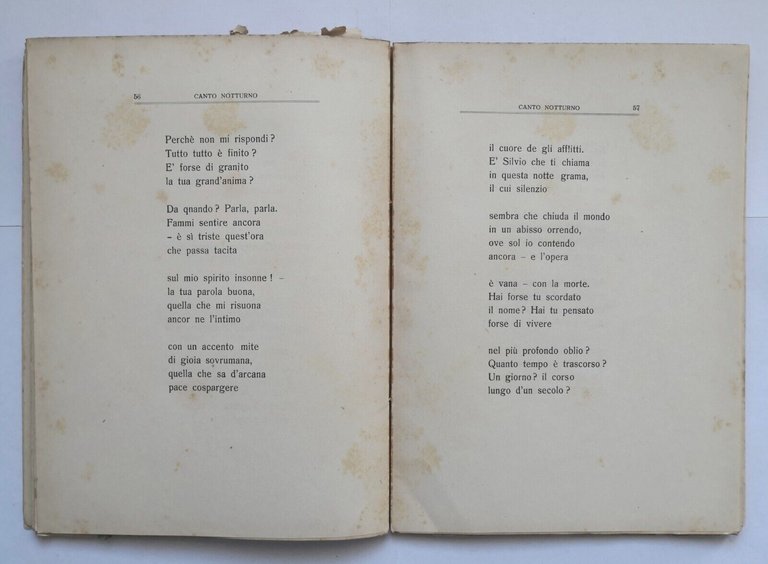 LE VEGLIE liriche di Silvio Dodaro 1929 Casini Libro poesia …