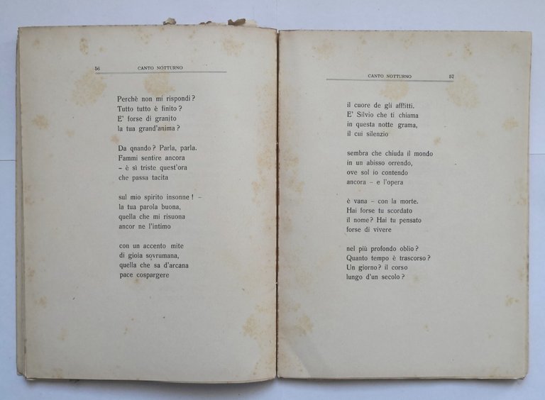 LE VEGLIE liriche di Silvio Dodaro 1929 Casini Libro poesia …