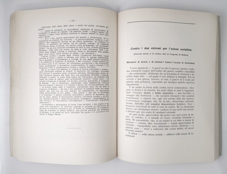 LE VIE MAESTRE DEL SOCIALISMO di Filippo Turati 1982 Cappelli …