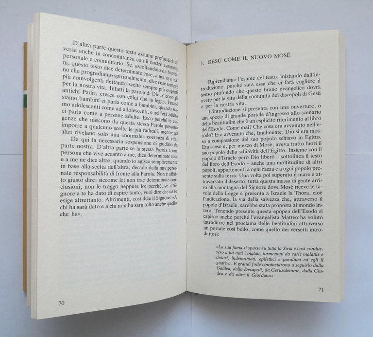 LECTIO DIVINA SU IL VANGELO DI MATTEO di Gargano 1989 …