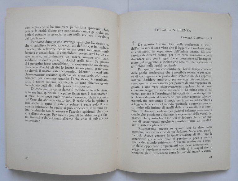LEGGERE OCCULTO E ASCOLTARE OCCULTO di Rudolf Steiner 1992 Antroposofica …