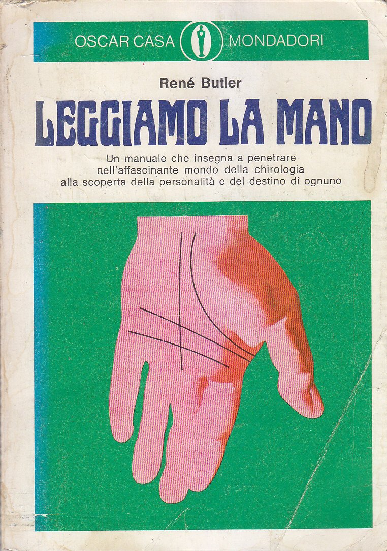 LEGGIAMO LA MANO di René Butler 1974 Mondadori libro usato …