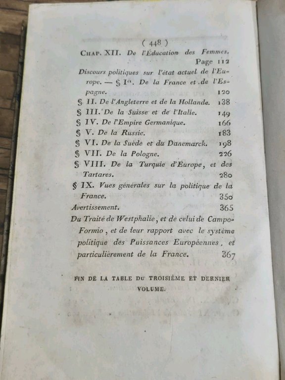 LEGISLATION PRIMITIVE solo il Tomo III de Bonald 1817 Le … | Immagine Gallery 6