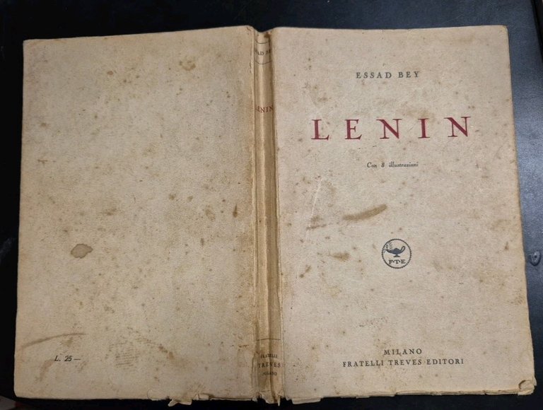 LENIN di Essad Bey 1935 Treves Libro Biografia Vladimir Ilic
