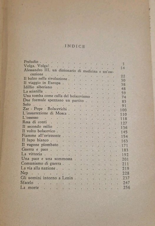 LENIN di Essad Bey 1935 Treves Libro Biografia Vladimir Ilic