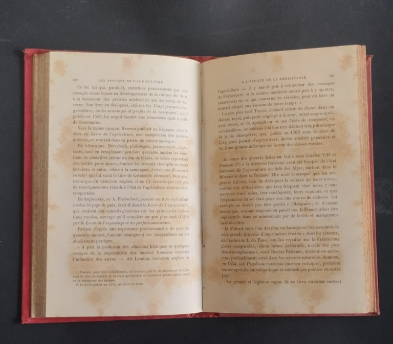 LES APOTRES DE L'AGRICOLTURE di Eugene Muller 1881 Hachette Libro …