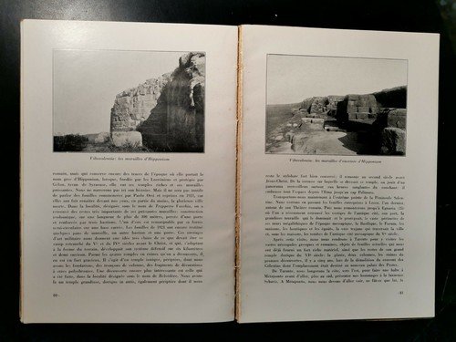 LES DERNIERES DECOUVERTES ARCHEOLOGIQUES EN ITALIE libro di archeologia francese