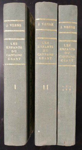 LES ENFANTS DU CAPITAINE GRANT voyage autour monde 3 volumi …