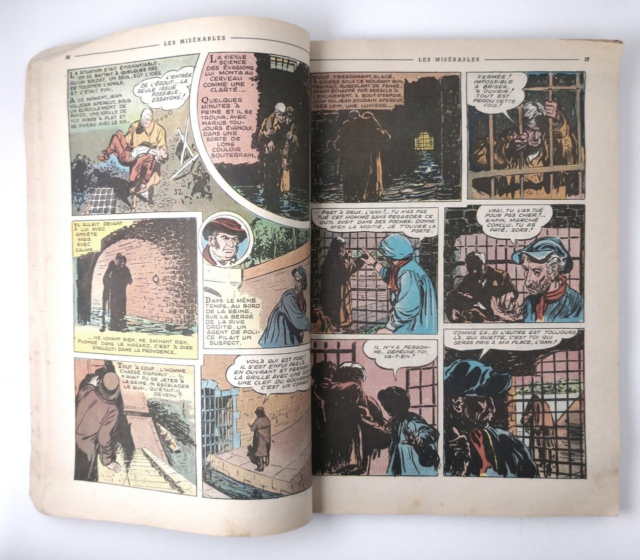 LES GRANDS ROMANS D'AVENTURES EN IMAGES Sociètè Parisienne Miserables cinq …